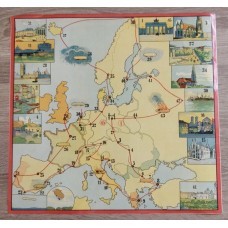European Continent 19th Century Anonymous Antique Chromolithographic Goose Game
