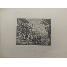 LFZ plate, Dulevo and Gzhel decor, LZFI mark, 30 x 21 cm.