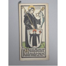 Munich calendar-Otto Hupp 13 color woodcuts Heraldry coat of arms - 1905