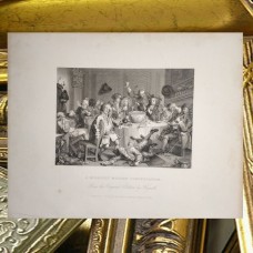 William Hogarth 1833 Mixed Lot of 10 Steel Engravings. Book Plates
