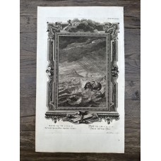 Scheuchzer, from natural history 1738, copper engraving, Physica Sacra