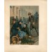 Three antique German domestic lithographs by Carl Mayer: 