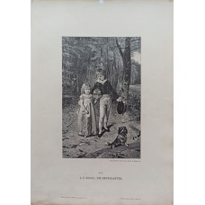 Antique lithograph 