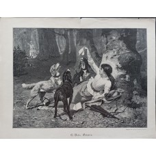 Antique lithograph 