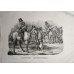 Schinz 1827 Lot of 3 Folio Horse Prints. Book Plates
