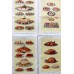 Mrs Beeton C1930 Lot of 6 Vintage Food Prints. Book Plates