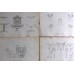 Thomas Hope 1809 Lot of 8 Ancient Costume Prints. Book Plates