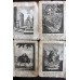 Mixed Prints 19th Century Lot of 36. Engravings Lithographs Book Plates
