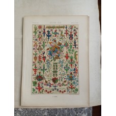 Moyen Age Mittelalter - 3 Farb-Lithographien - Racinet Ornement polychrome 1885