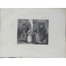 William Hogarth 1833 Mixed Lot of 10 Steel Engravings. Book Plates